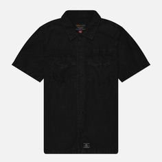 Мужская рубашка Alpha Industries Washed Fatigue Jacket, цвет чёрный