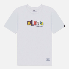 Мужская футболка Alpha Industries Alpha Ransom, цвет белый, размер XL