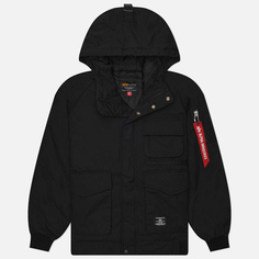 Мужская демисезонная куртка Alpha Industries MA-1 Hunting Mod, цвет чёрный, размер M