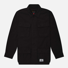 Мужская демисезонная куртка Alpha Industries Jungle Fatigue Shirt, цвет чёрный