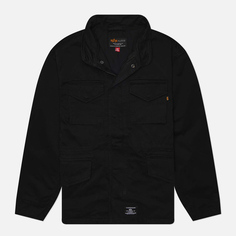 Мужская демисезонная куртка Alpha Industries M-65 Mod Field Coat Gen II, цвет чёрный