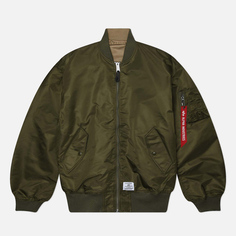 Мужская куртка бомбер Alpha Industries L-2B Mod Gen II Flight, цвет оливковый