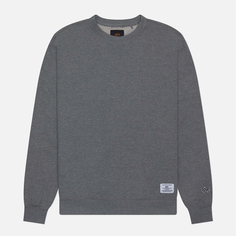 Мужская толстовка Alpha Industries Essential French Terry Crew Neck, цвет серый