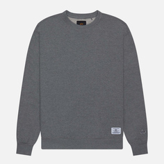 Мужская толстовка Alpha Industries Essential French Terry Crew Neck, цвет серый, размер XXL