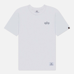 Мужская футболка Alpha Industries Alpha Stencil, цвет белый, размер XXL
