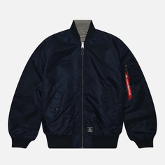 Мужская куртка бомбер Alpha Industries L-2B Mod Gen II Flight, цвет синий