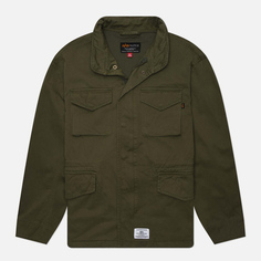 Мужская демисезонная куртка Alpha Industries M-65 Mod Field Coat Gen II, цвет оливковый