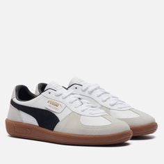 Мужские кроссовки Puma Palermo Leather, цвет белый, размер 47 EU