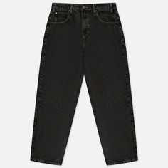 Мужские джинсы Butter Goods Applique Denim, цвет чёрный, размер 34