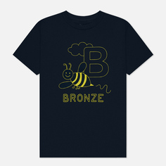 Мужская футболка Bronze 56K B Is For Bronze, цвет синий, размер S