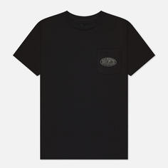 Мужская футболка Bronze 56K Reflective Oval Pocket, цвет чёрный, размер XXL