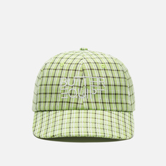 Кепка Butter Goods Equipt Plaid 6 Panel, цвет зелёный