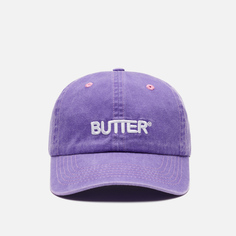 Кепка Butter Goods Rounded Logo 6 Panel, цвет фиолетовый