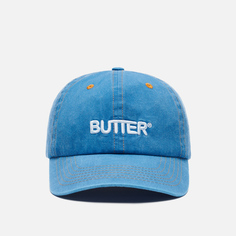 Кепка Butter Goods Rounded Logo 6 Panel, цвет синий