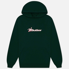 Мужская толстовка Butter Goods T-Shirt Logo Hoodie, цвет зелёный, размер XXL