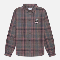 Мужская рубашка Butter Goods Rodent Flannel, цвет розовый, размер XL