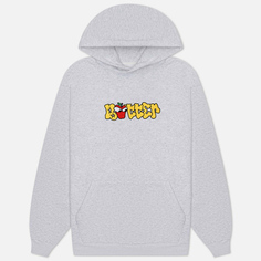 Мужская толстовка Butter Goods Big Apple Hoodie, цвет серый