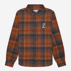 Мужская рубашка Butter Goods Rodent Flannel, цвет оранжевый, размер XL