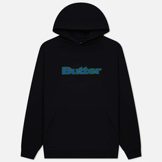 Мужская толстовка Butter Goods Felt Logo Applique Hoodie, цвет чёрный, размер XL