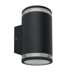 Уличные фонари светильник уличный настенный ARTELAMP Nunki GX53 2х9Вт IP65 металл черный
