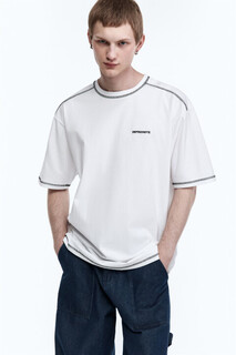 футболка мужская Футболка хлопковая с принтом-надписью Befree