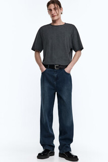 брюки джинсовые мужские Джинсы straight прямые с вареным эффектом Befree