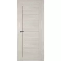 Дверь межкомнатная остекленная без замка и петель в комплекте Ситти 90x200 см финиш-бумага цвет дуб эдисон VFD