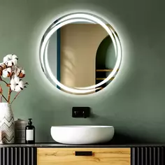 Зеркало для ванной Орлеан DSO70 с подсветкой сенсорное 70 см круглое Без бренда