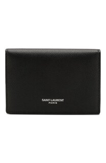 Кожаный футляр для кредитных карт Saint Laurent