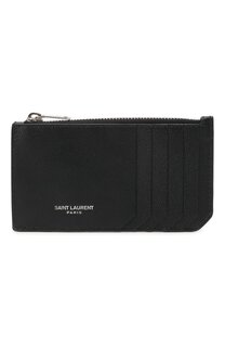 Кожаный футляр для кредитных карт Saint Laurent
