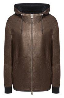 Кожаная куртка Brunello Cucinelli