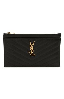 Кожаный футляр для документов Saint Laurent