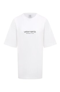 Хлопковая футболка VETEMENTS