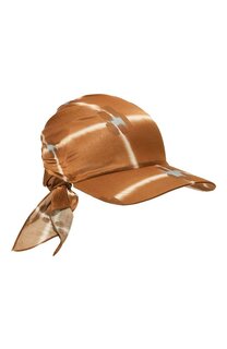 Бейсболка из хлопка и шелка Headoniste