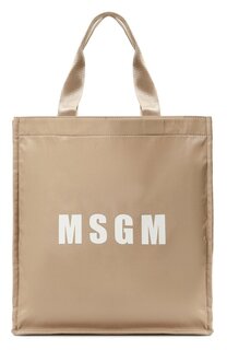 Текстильная сумка-шопер MSGM