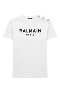 Хлопковая футболка Balmain