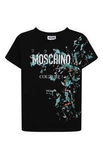 Хлопковая футболка Moschino