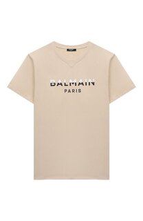 Хлопковая футболка Balmain