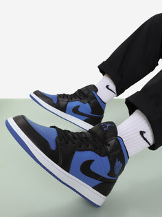 Кеды мужские Nike Air Jordan 1 Mid, Синий