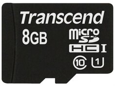 Карта памяти MicroSDHC 8GB Transcend TS8GUSDHC10U1 MicroSDHC class 10 Ultimate