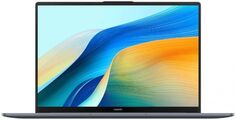 Ноутбук Huawei MateBook D16 (2024) 53013YDL i5-13420H/16GB/512GB SSD/UHD graphics/16" WUXGA IPS/WiFi/BT/cam/DOS/space gray