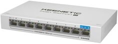 Коммутатор Keenetic KN-4710 9-портовый гигабитный с 8 портами PoE+ и бюджетом мощности 120 Вт