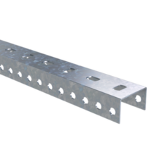 Профиль П-образный DKC BPL2908HDZ PSL, длина 800 мм, толщ. 1,5 мм, горячеоцинкованный, "B5 Combitech" (уп/16 шт)