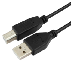Кабель интерфейсный USB 2.0 Garnizon GCC-USB2-AMBM-3M , AM/BM, 3м, пакет Гарнизон