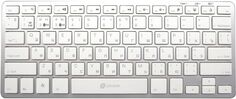 Клавиатура Wireless Oklick 855S 1696464 серебристая USB slim Multimedia