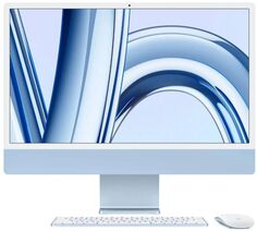 Моноблок 24 Apple Imac 24 (2023) Z197000DV M3 8 core CPU, 8 core GPU,8Gb,SSD256Gb,kb RUS, Blue