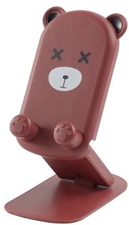 Подставка для телефона Wiiix DST-405-TEDDY-BR коричневая