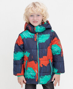 Куртка зимняя с капюшоном Button Blue (104)