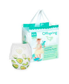 Offspring трусики-подгузники, XXL 15-23 кг. 24 шт. расцветка Авокадо