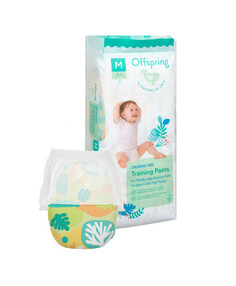 Offspring трусики-подгузники, M 6-11 кг. 42 шт. расцветка Лес